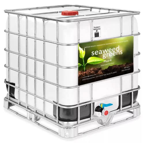 PLUS 4 – Balanced Fertilizer 250 Gallon Tote (Steel Pallet)