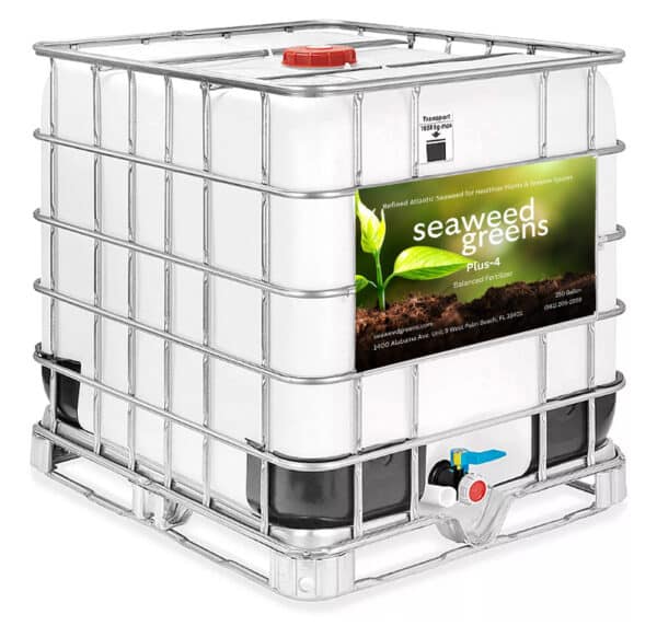 PLUS 4 – Balanced Fertilizer 250 Gallon Tote (Steel Pallet)